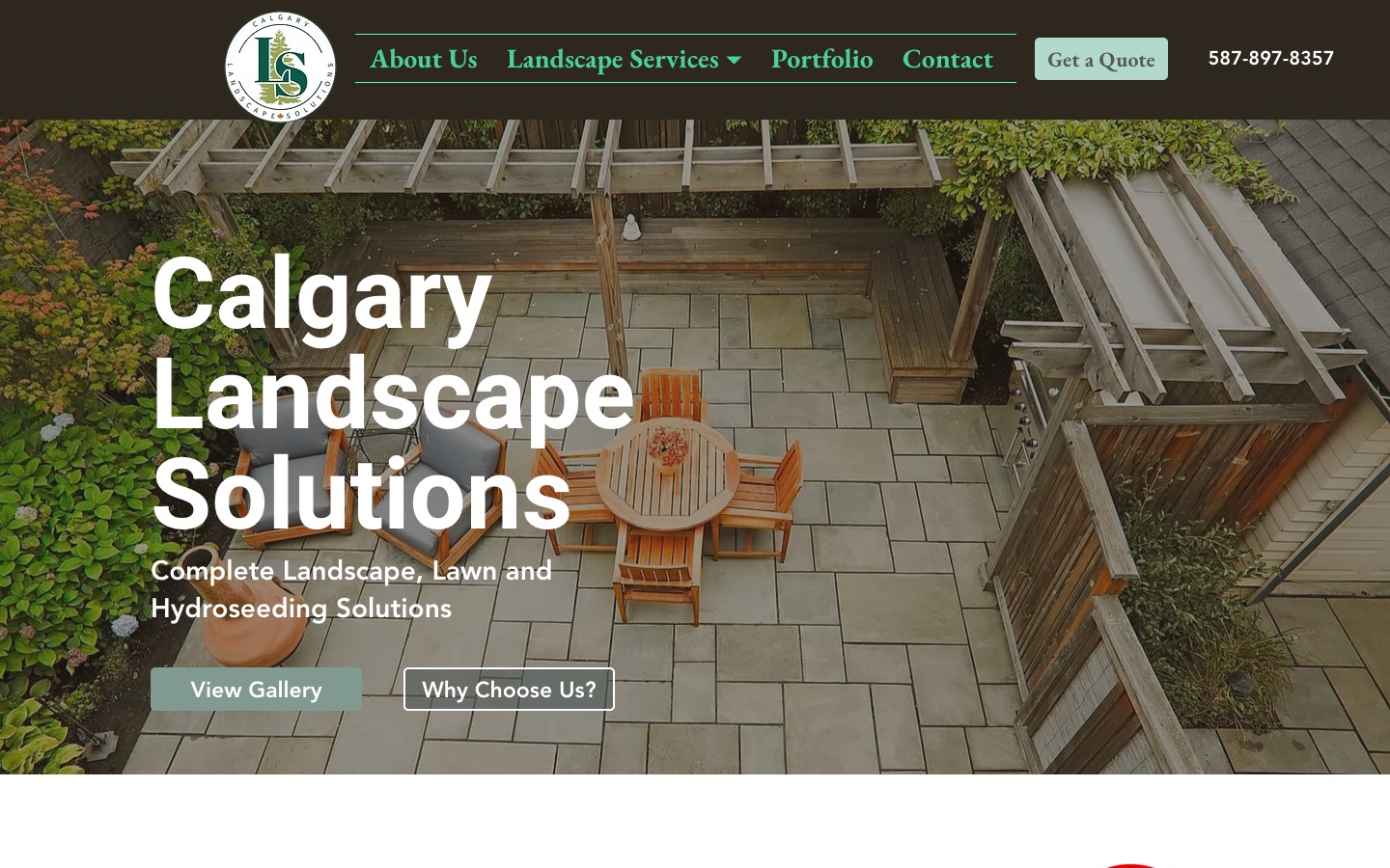 The current homepage